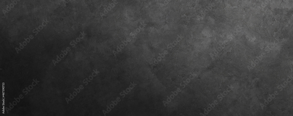 Sticker black wall texture pattern rough background. old black grunge background. dark wallpaper copy space 