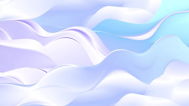 Abstract Gradient Seamless Looped Animation Background. flowing Fluid waves, clouds. glow gradient. Screensaver. light pastel colors animated stock footage. live Wallpaper, Liquid beautiful Pattern