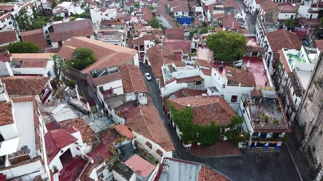 Vista aerea de la Ciudad Taxco en Guerrero M&eacute;xico