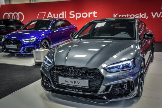 Brand new Audi model line is exhibited on the exhibition.