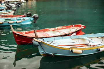 Boats in Cinque Terre