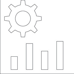 data science icon               setting and gear