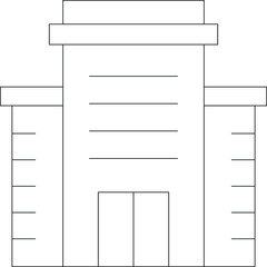 buildings and places icon            building and hotel