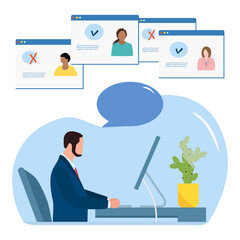 Work People Employees Office Recruitment Candidate