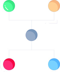 big data icon           hierarchy and structure