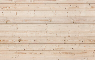 Natural wooden wall made of pine tree boards, seamless texture