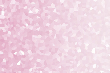 Delicate, soft, blurred mosaic crystal geometric shape texture background gradient pastel rose pink red magenta white color.