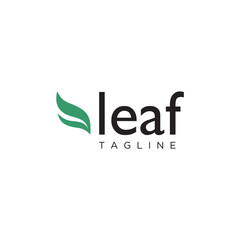 Fototapeta premium Leaf. Logo template.