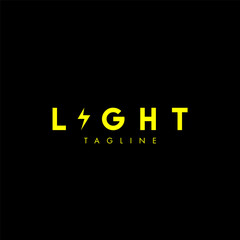 Light. Logo template.