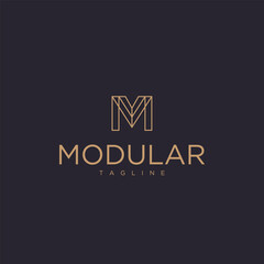 Modular. Logo template.