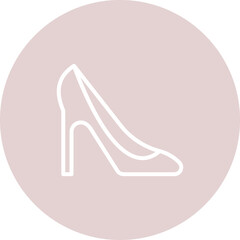 Heel Vector Icon That Can Easily Modified Or Edit

