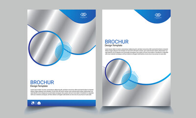 Abstract brochure design for business, education, presentation, advertisement. Vector illustration.