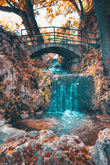 Fototapeta premium bridge over the river