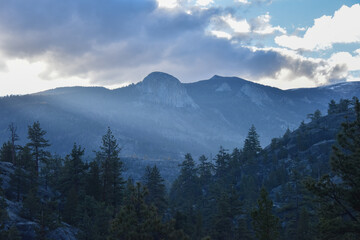 A View of the Sierras in Morning Light, California