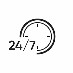 24 hour service - icon