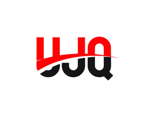 UJQ Letter Initial Logo Design Vector Illustration