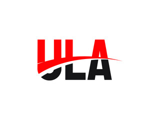 ULA Letter Initial Logo Design Vector Illustration
