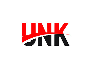UNK Letter Initial Logo Design Vector Illustration