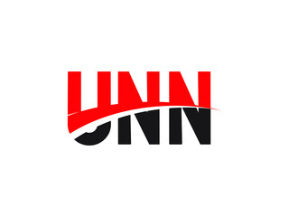 UNN Letter Initial Logo Design Vector Illustration