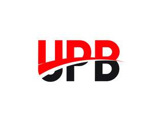 UPB Letter Initial Logo Design Vector Illustration