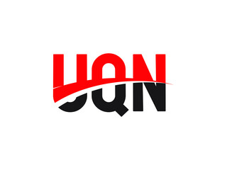 UQN Letter Initial Logo Design Vector Illustration