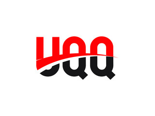 UQQ Letter Initial Logo Design Vector Illustration