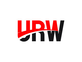 URW Letter Initial Logo Design Vector Illustration