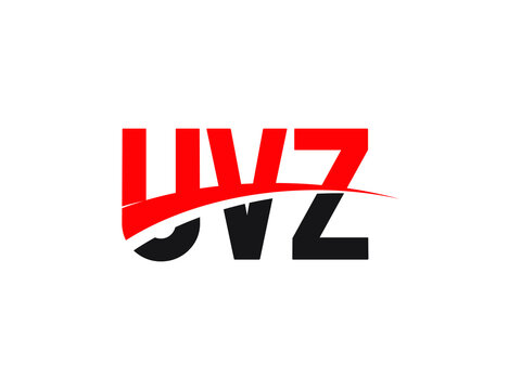 UVZ Letter Initial Logo Design Vector Illustration
