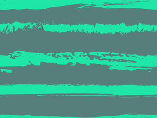 Trendy watercolor pattern with colored stripes painted with a brush. Trendy abstract seamless pattern. Sample of fashionable style. Abstract texture. Grunge background. Vector.