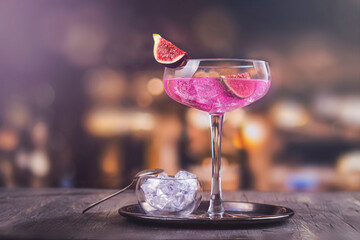 Autumn fig cocktail