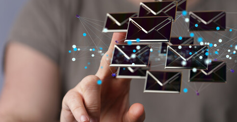 Email Mail Communication Online Chat Business Internet Technology Network Concept