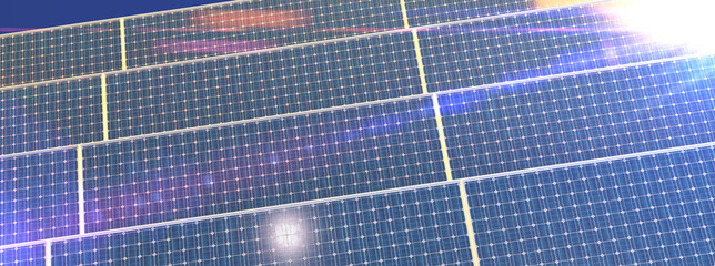 Power plant using renewable solar energy with sun.3d