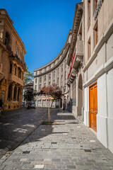 Obraz premium Street on neighborhood Paris-Londres, Santiago 