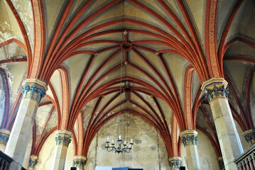 Sklepienie gotyckiego kościoła