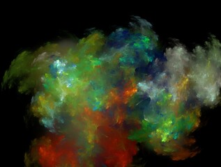 Imaginatory fractal abstract background Image