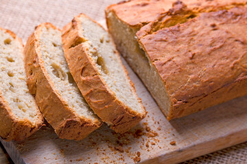 Fresh delicious homemade banana bread