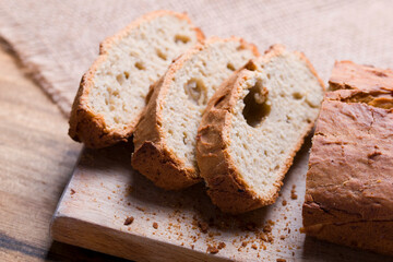 Fresh delicious homemade banana bread