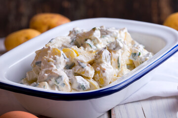 Bavarian potato salad
