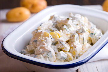 Bavarian potato salad
