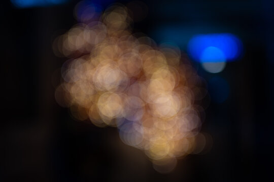 hamas de lumi&egrave;re bokeh tr&egrave;s chaude et dor&eacute;e ambiance no&euml;l