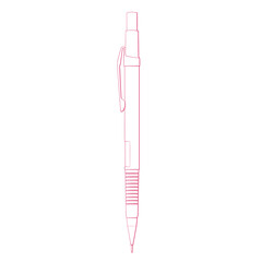 Mechanical pencil for drawing, drafting, and illustration