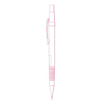 Mechanical pencil for drawing, drafting, and illustration