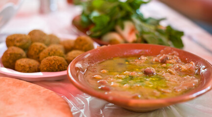 Typical jordanian food