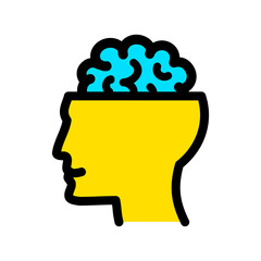 brain color icon