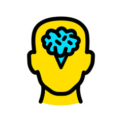 brain color icon