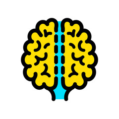 brain color icon