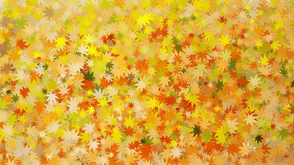 青葉と紅葉（細かい）