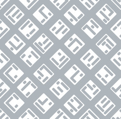 Abstract stylish seamless pattern. Geometric abstract background with diagonal lines. Stylish modern square ornamental wallpaper