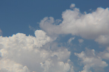 blue sky with clouds