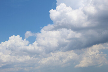 blue sky with clouds